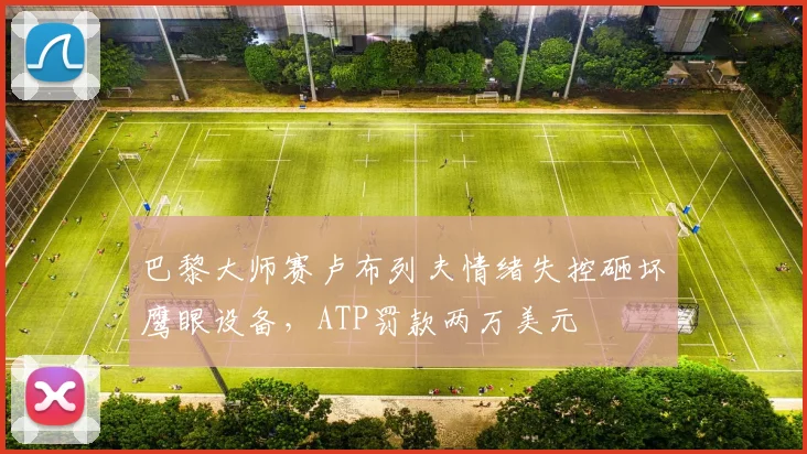 巴黎大师赛卢布列夫情绪失控砸坏鹰眼设备，ATP罚款两万美元